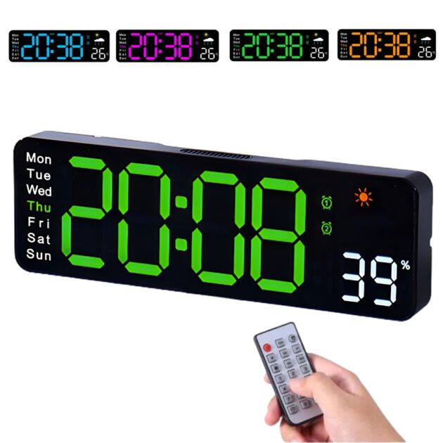 ساعة رقمية للحائط و المكتب