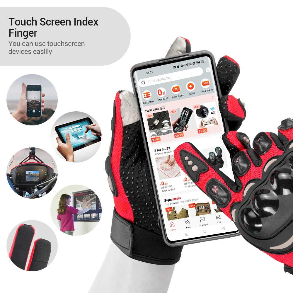 Gants Pro Biker - الصورة 4