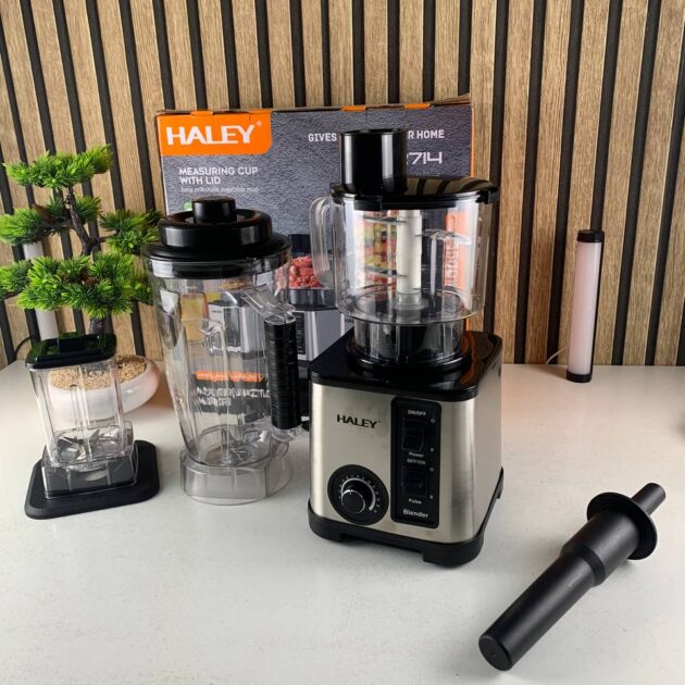 خلاط كهربائي 3 في 1 مع مفرمة ومطحنة