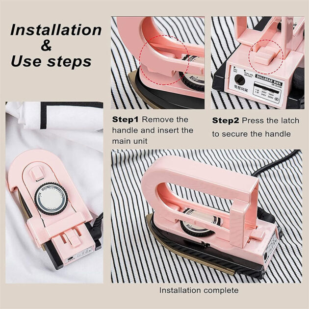 مكواة ملابس محمولة