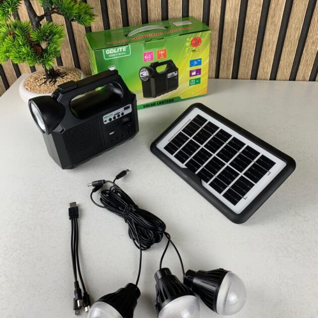 طقم إنارة بالطاقة الشمسية