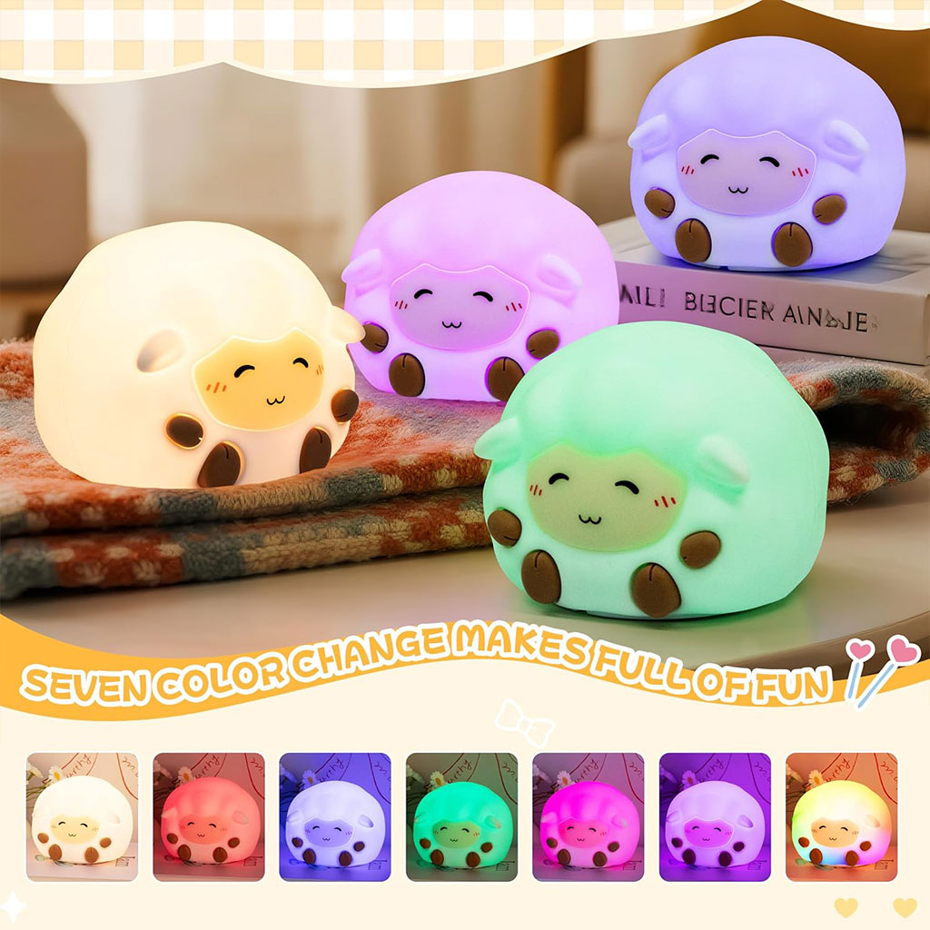 مصباح سيليكون لغرف الأطفال - الصورة 5