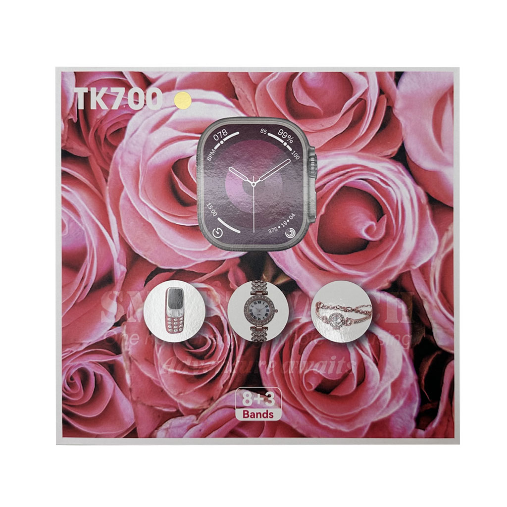 طقم ساعة ذكية وساعة نسائية مع هاتف حجم صغير - الصورة 5