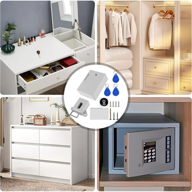 درج ذكي مع بطاقة فتح