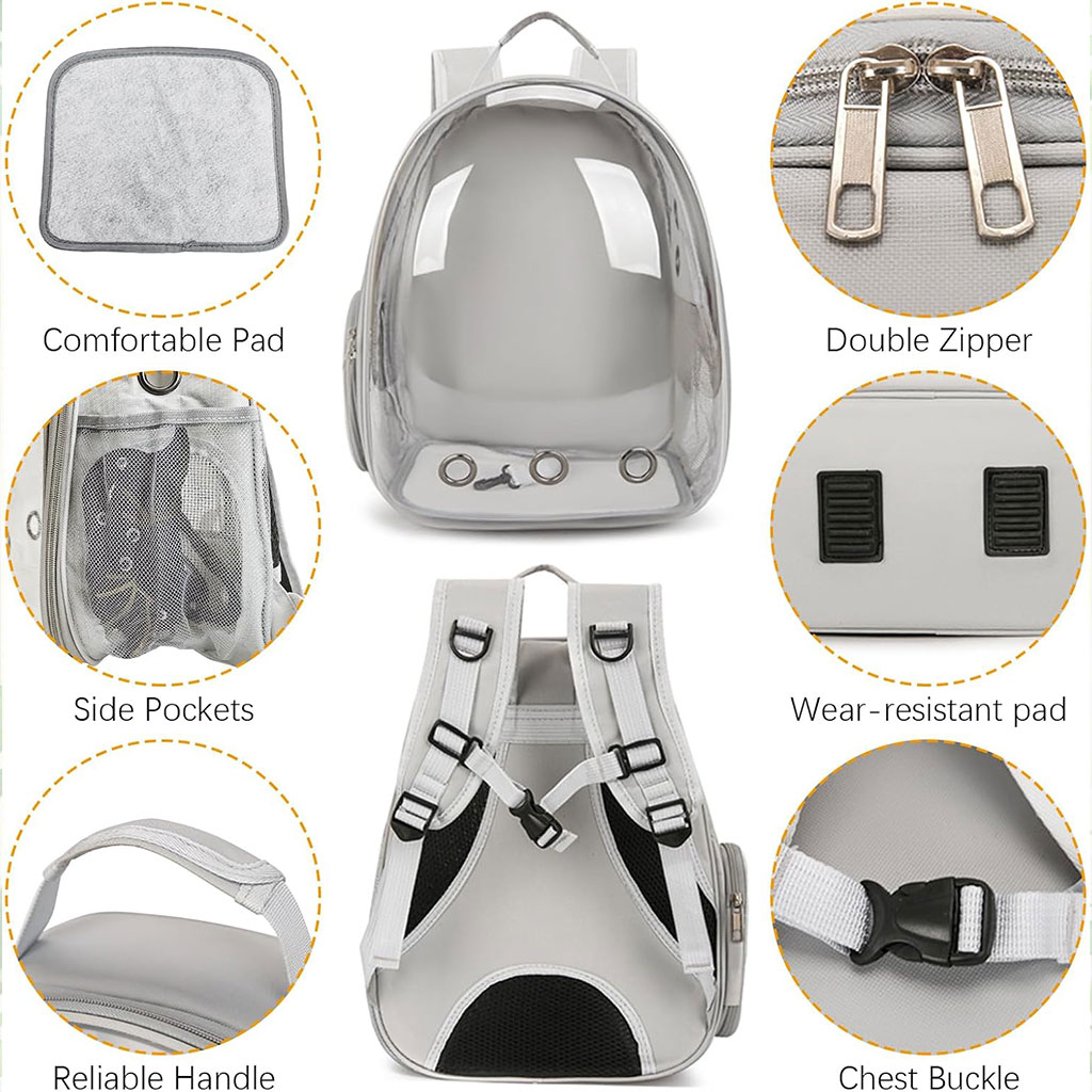 محفظة ظهر للحيوانات الأليفة - الصورة 2