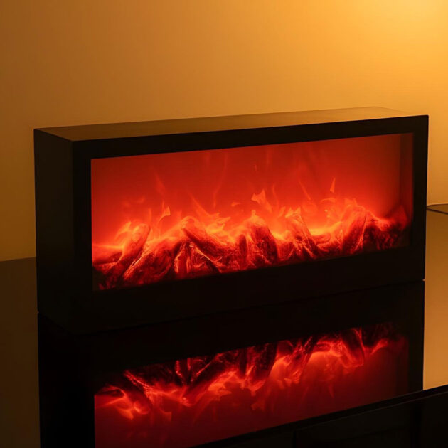 Cheminée LED décorative