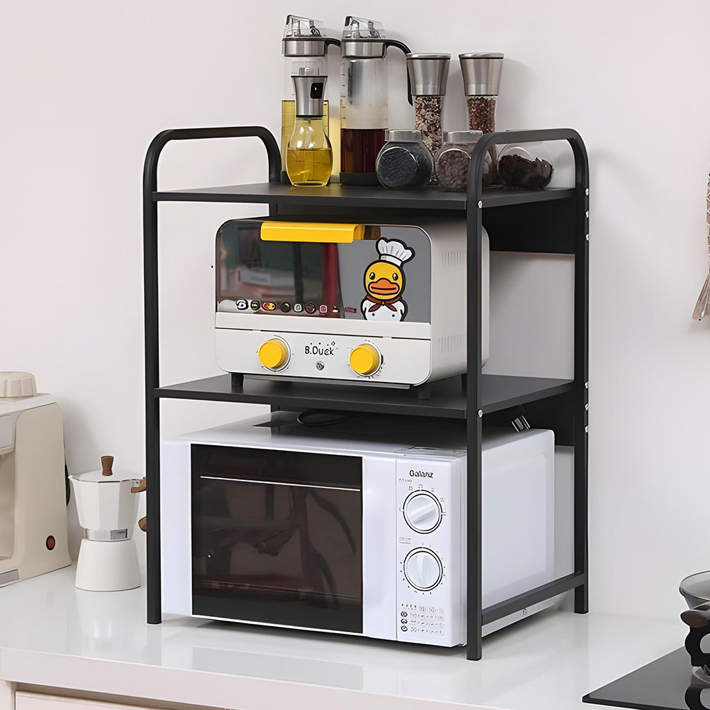 منظم أغراض وحامل ميكروويف