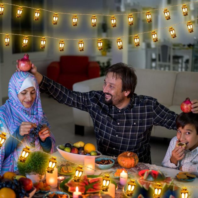 ستائر أضواء زينة رمضانية - الصورة 2