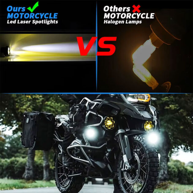 مصابيح دراجة نارية