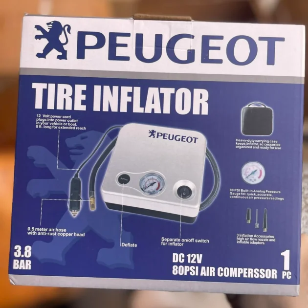 Gonfleur peugeot 12v