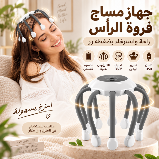 جهاز تدليك الرأس